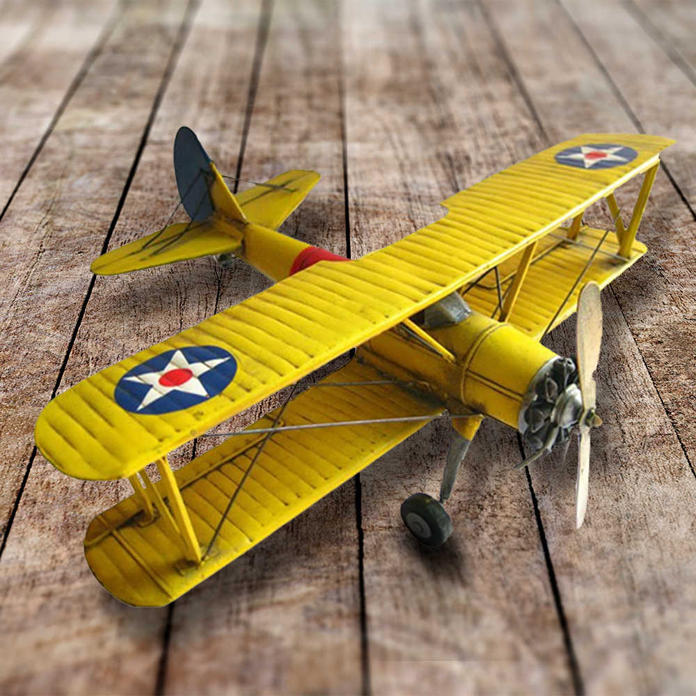 Vintage Metal Airplane Model Trendysweety 