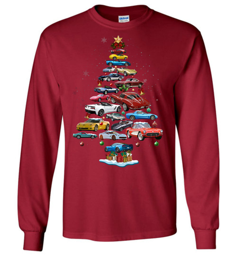 Corvette Christmas T-shirt - TrendySweety