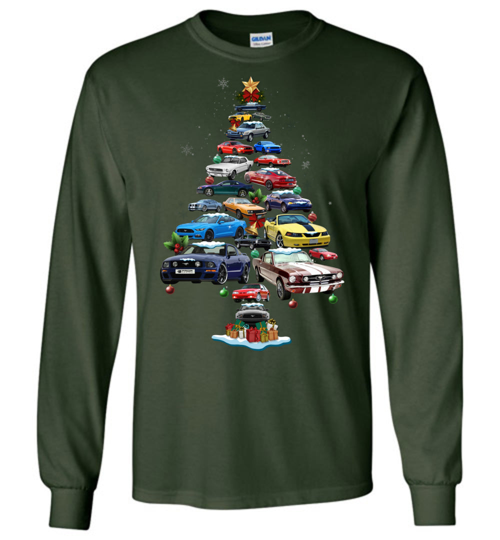 Mustang Christmas T-shirt - TrendySweety