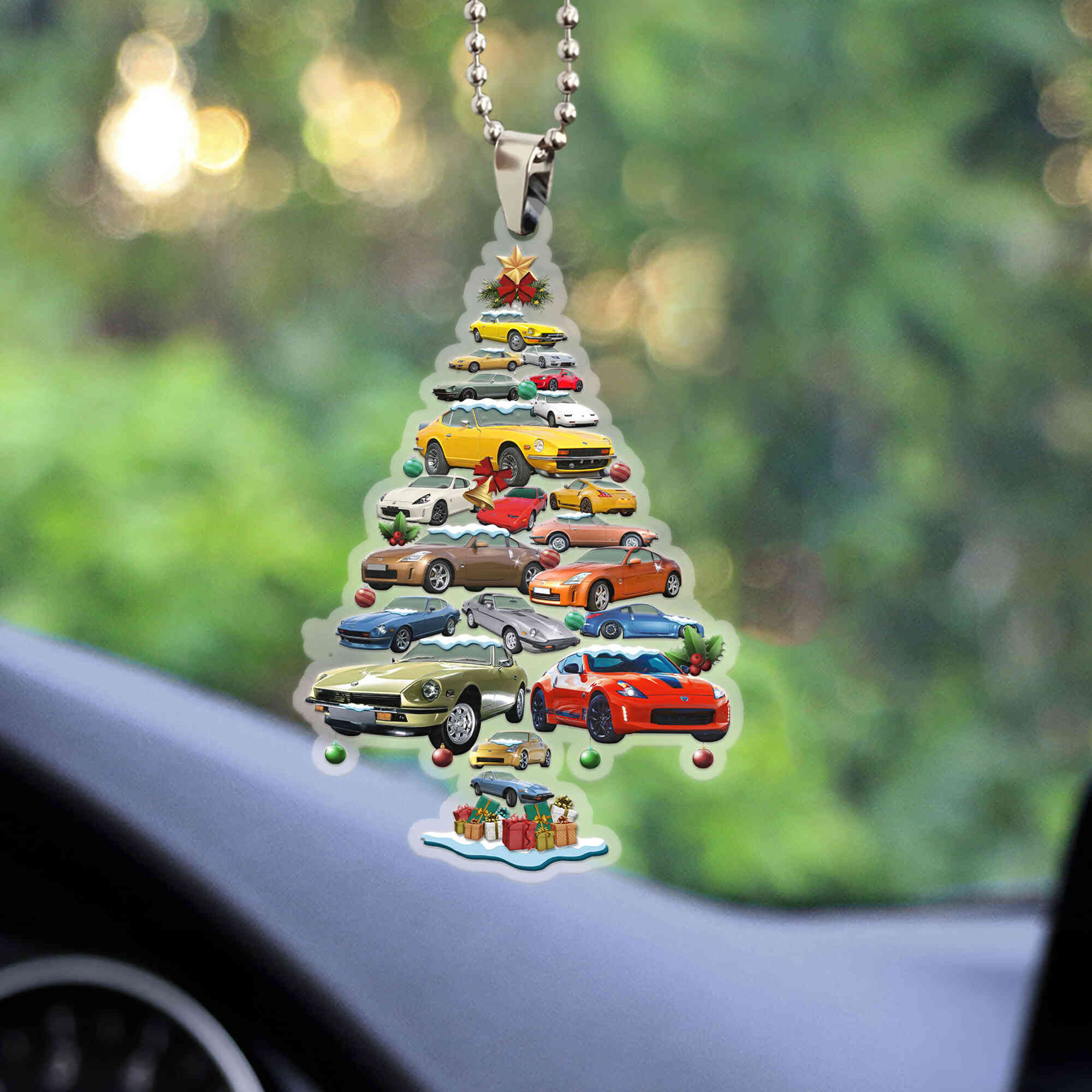 Godzilla All Versions In-car Christmas Hanging Ornament - TrendySweety