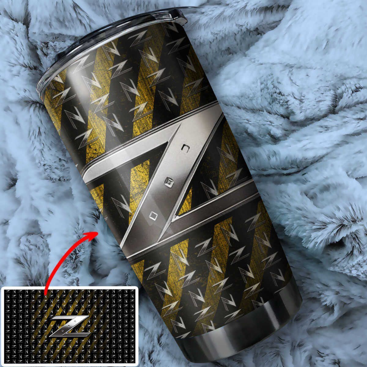 B.M.W Art Stainless Steel Vacuum Insulated Tumbler - TrendySweety
