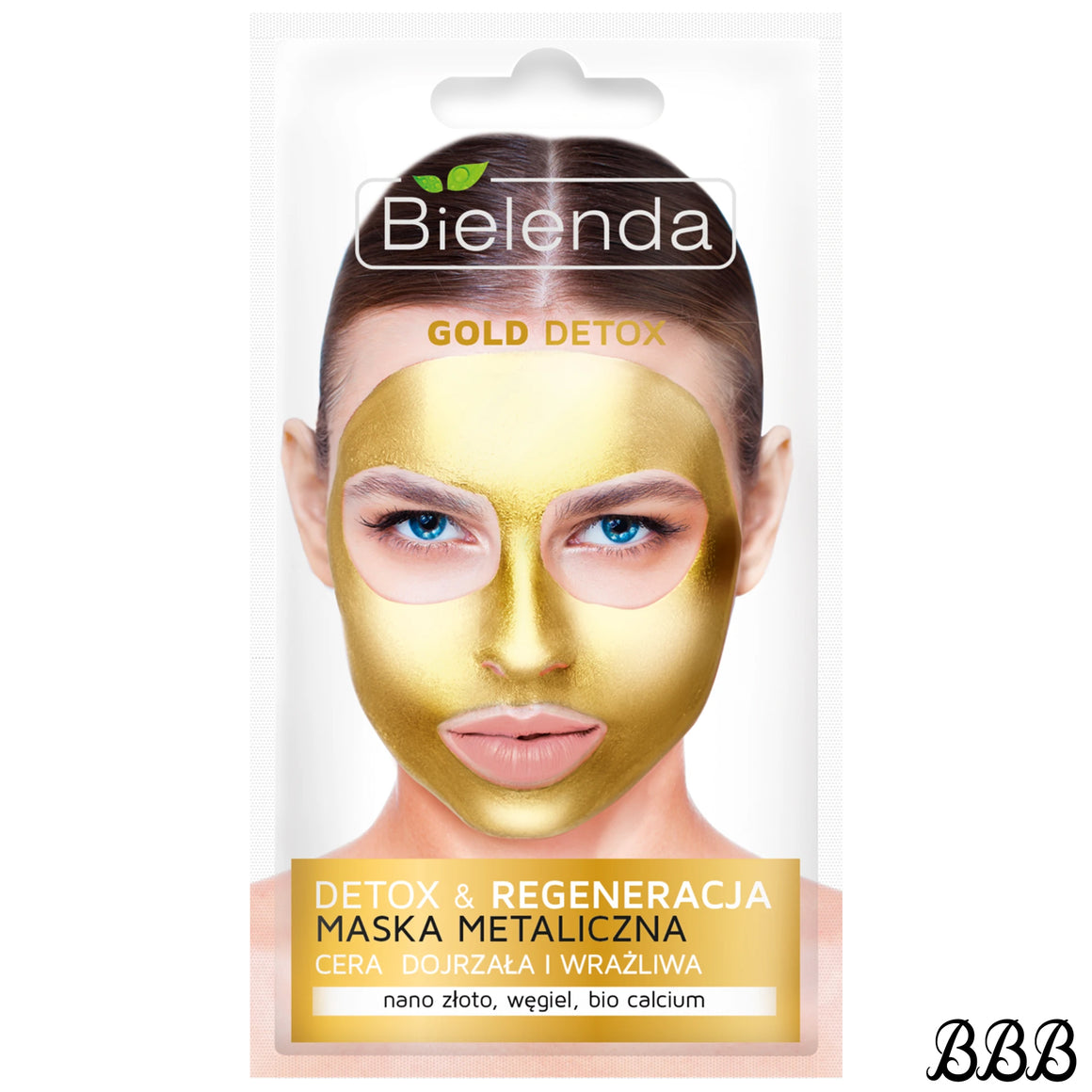 Bielenda GOLD DETOX Detoxifying Face Mask for Matured and Sensitive Skin - 8g