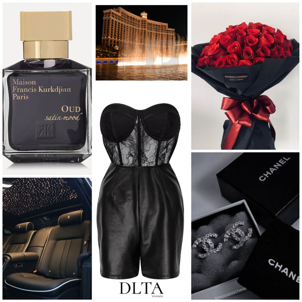 A Vegas mood board curated by DLTA