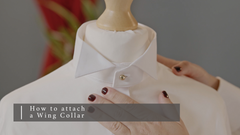 how to attach a wing collar