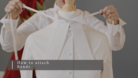 how to attach bands to a collar
