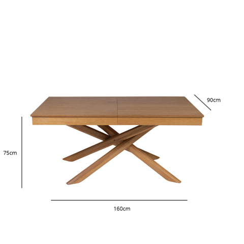 Oak Extendable Dining Table