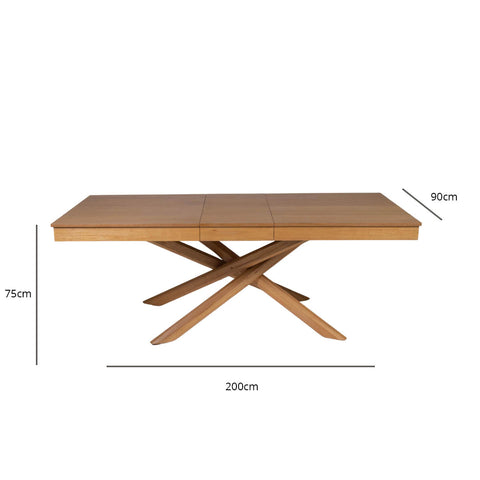 Oak Extendable Dining Table