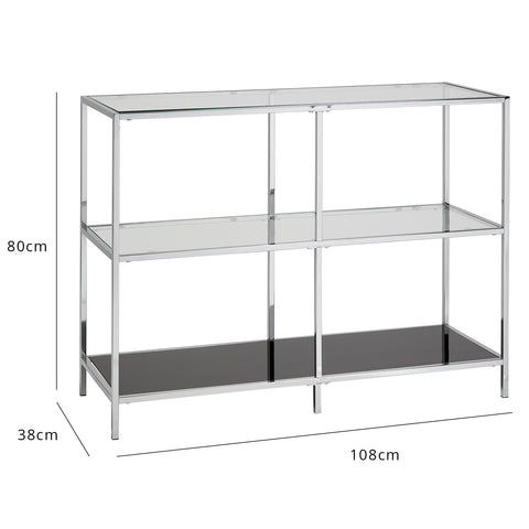 Evelyn Console Table - Chrome