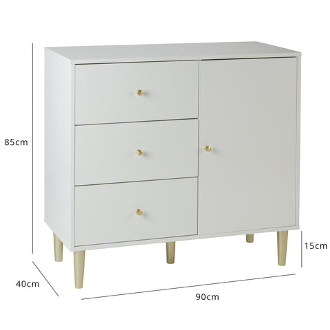 Iliana White Sideboard - Laura James