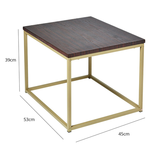 Jay Walnut small coffee table dimensions graphic
