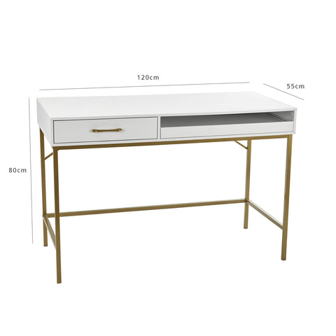 Dimensions image for Marie desk in white - Laura James Home