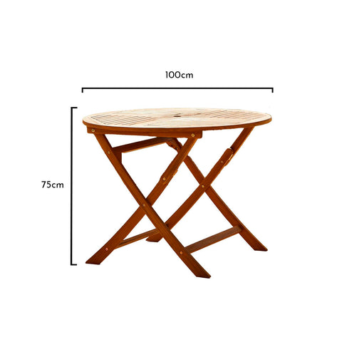 Ashby Wooden Table Dimensions - Laura James