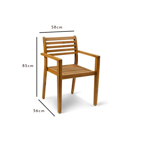 Aspen Solid Wood Garden Chair