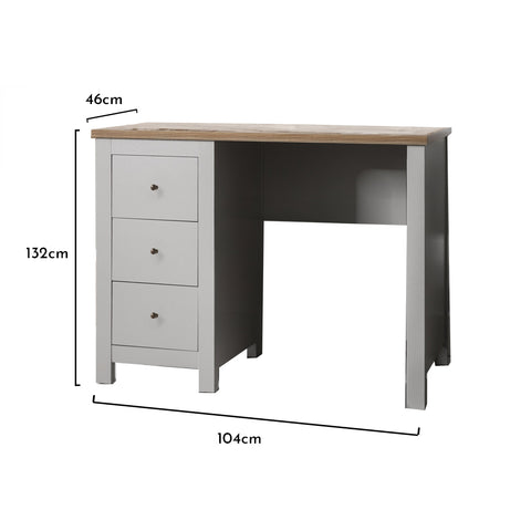 Bampton Grey Dressing Table Dims - Laura James