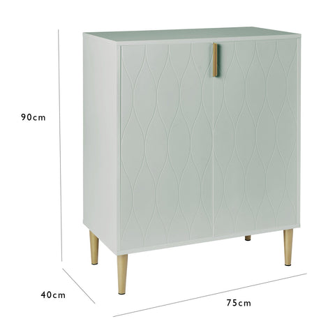 Gloria small sideboard - sage green - Laura James