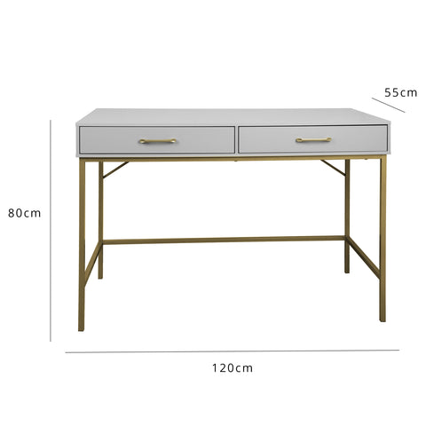 Marie dressing table grey