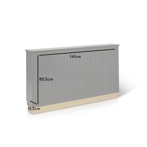 Iliana Grey Large Radiator Cover - Laura James