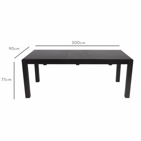 Magnus Black Small Dining Table