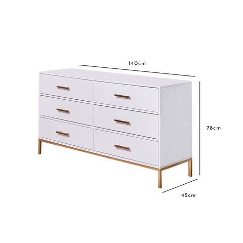 Marie 6 Chest of Drawers