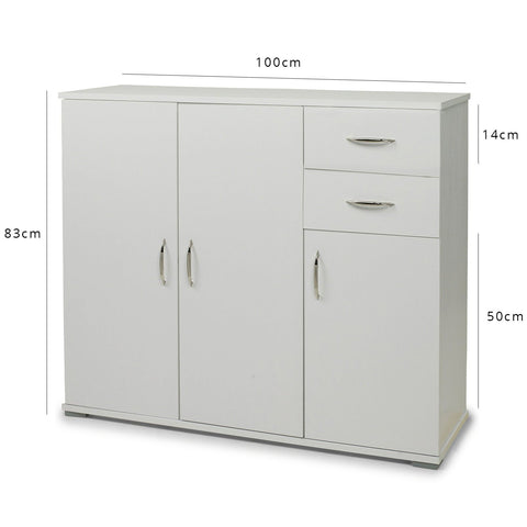 Essie Storage Cabinet - Pure White