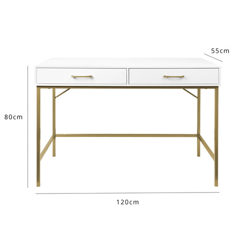 Marie Dressing Table White - Laura James