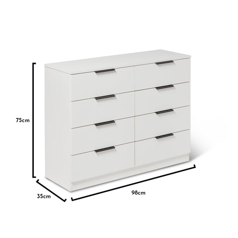 Essie Chest of 8 Drawers - Laura James