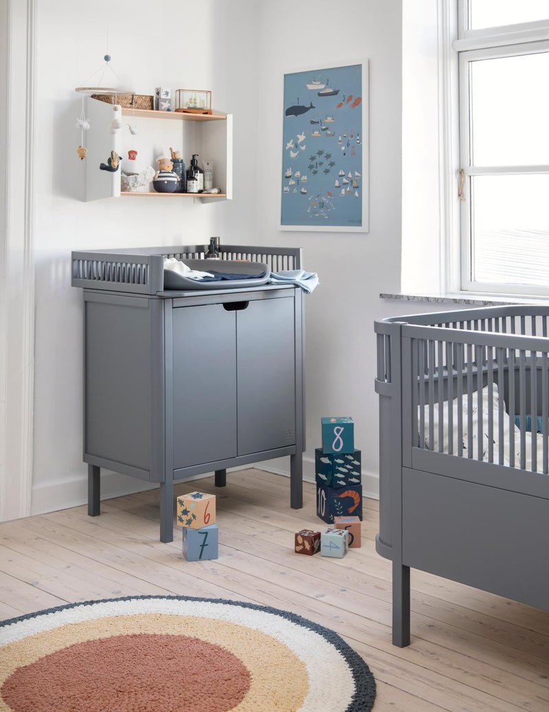 map temperatuur bundel Commode Kili Donkergrijs Sebra | Kidsbarn