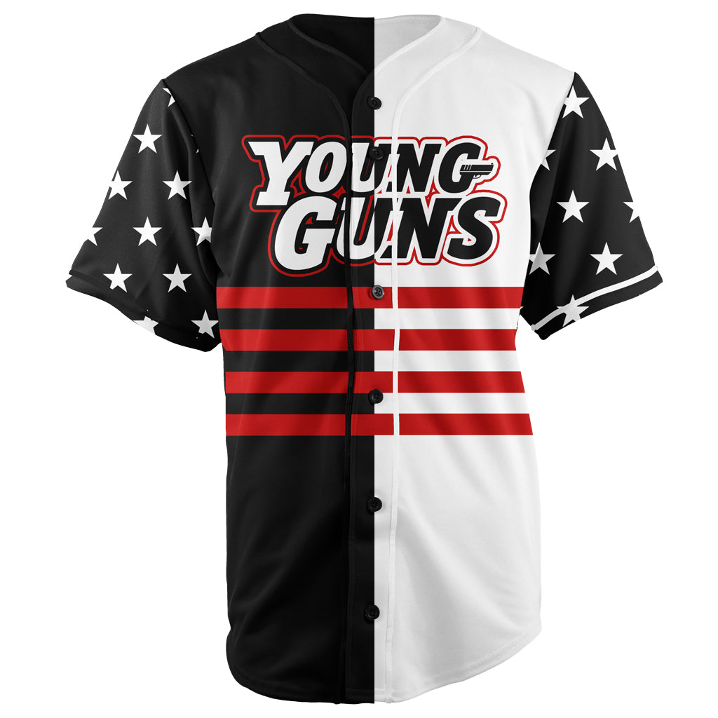 customize baseball button up shirts