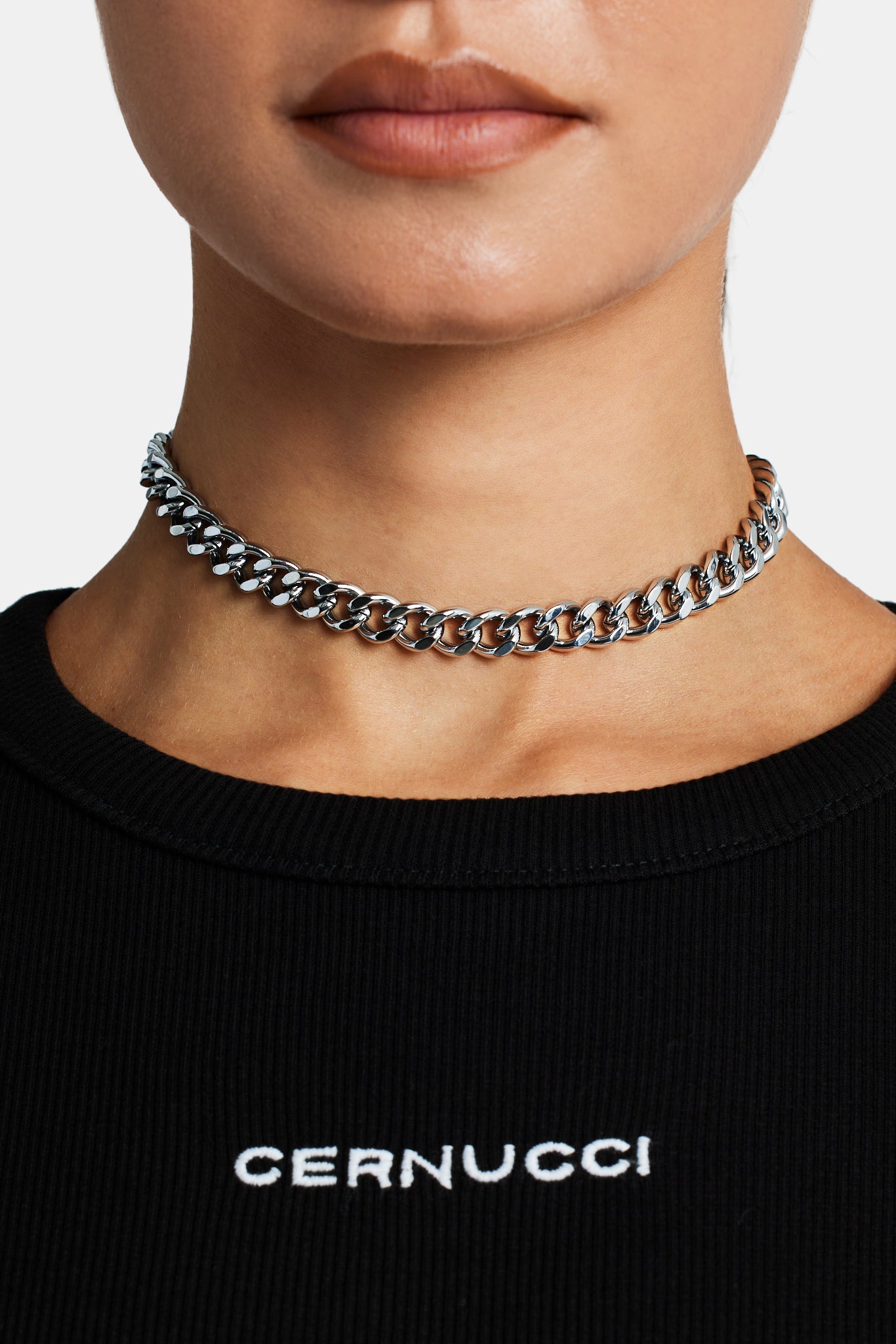 10mm Polished Cuban Link Choker