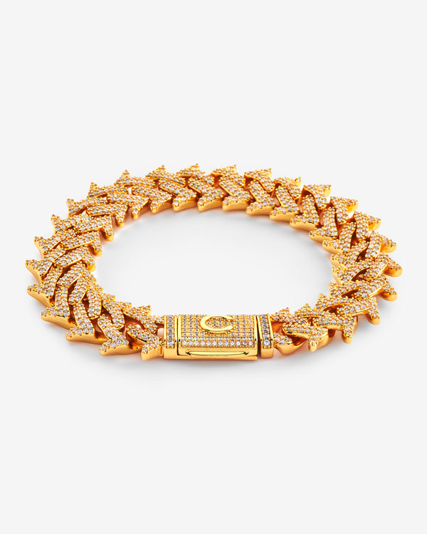 Farah Cuban Link Chain Bracelet - Gold Plating - Oak & Luna