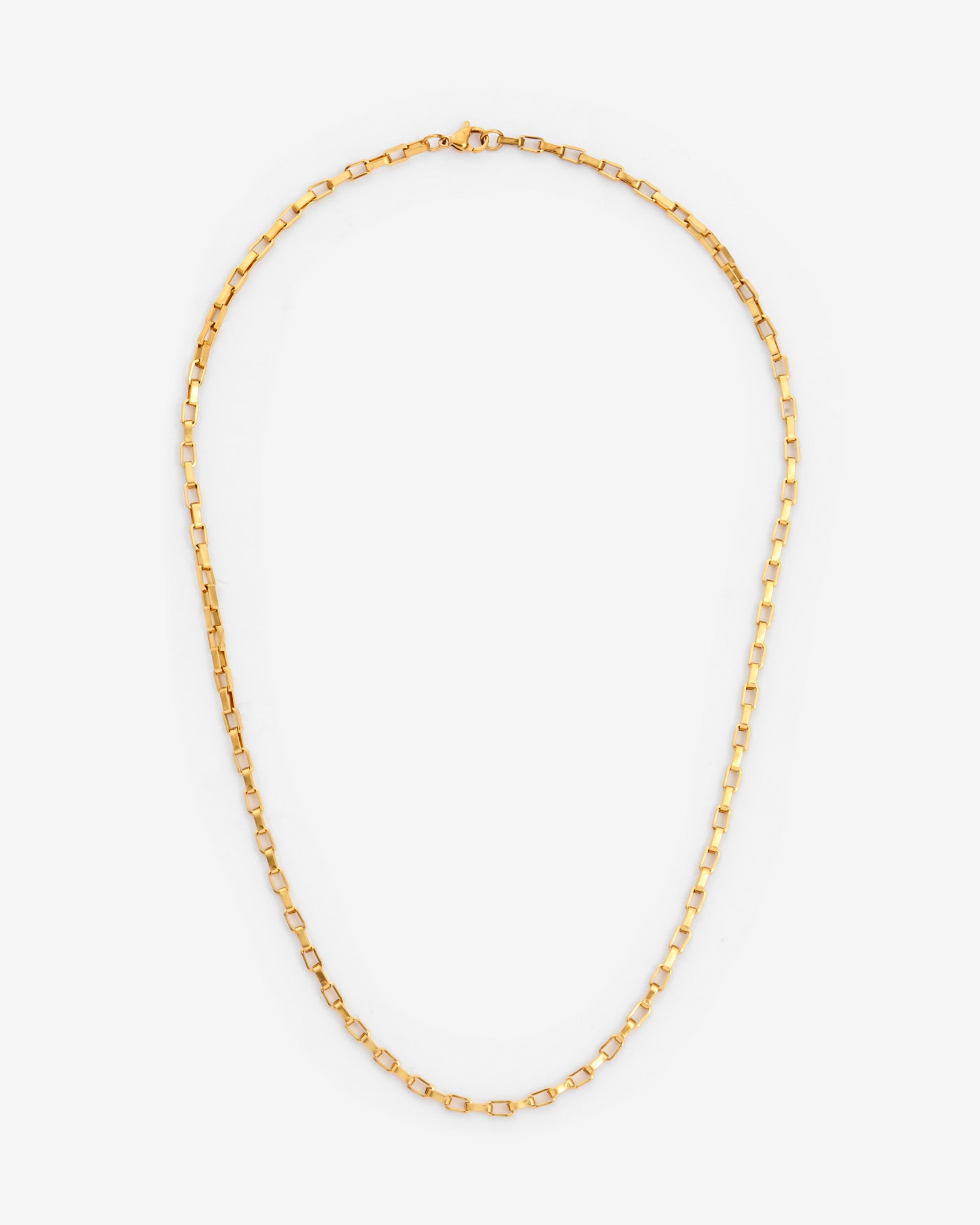 3mm Edge Chain - Gold