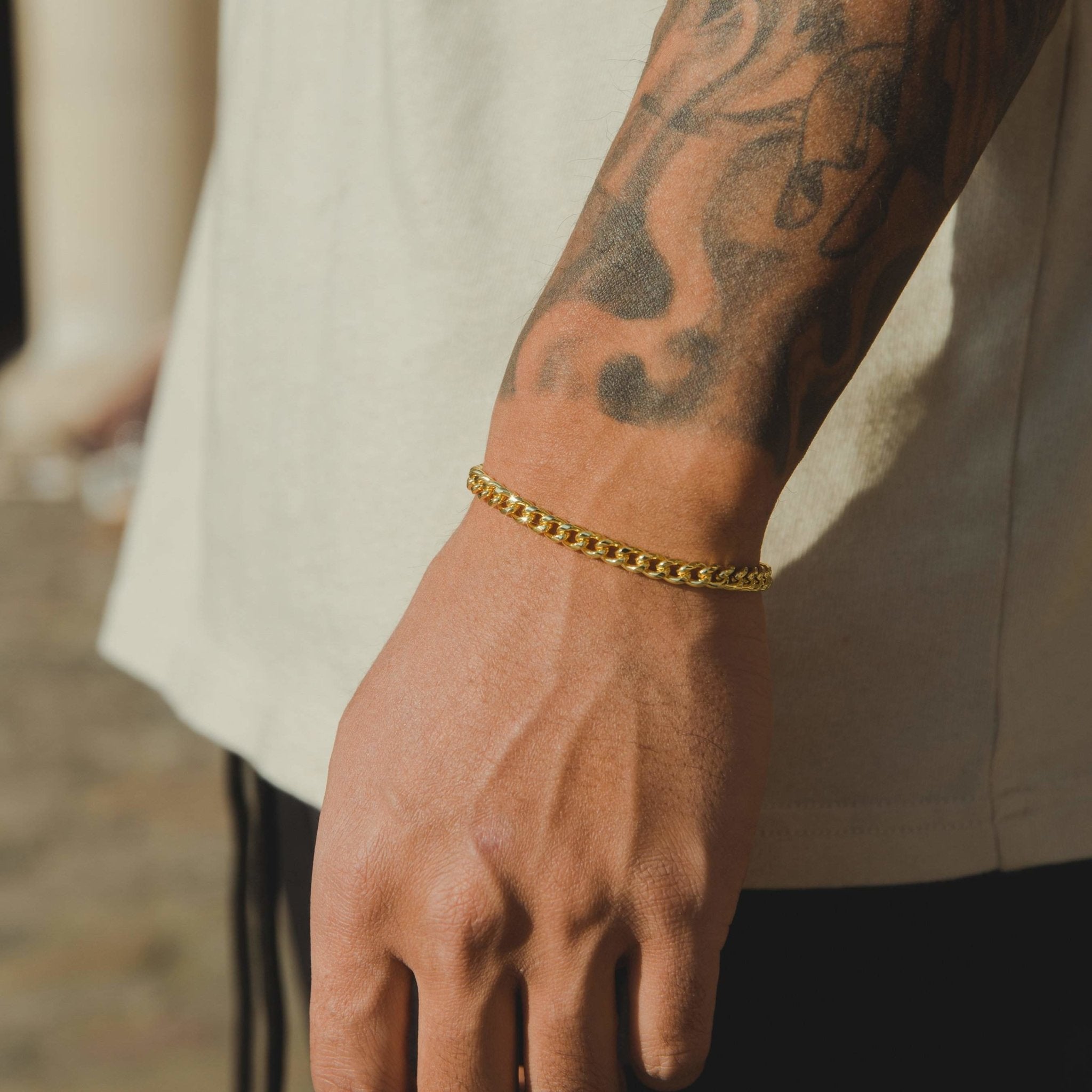 5mm Miami Cuban Link Bracelet - Gold