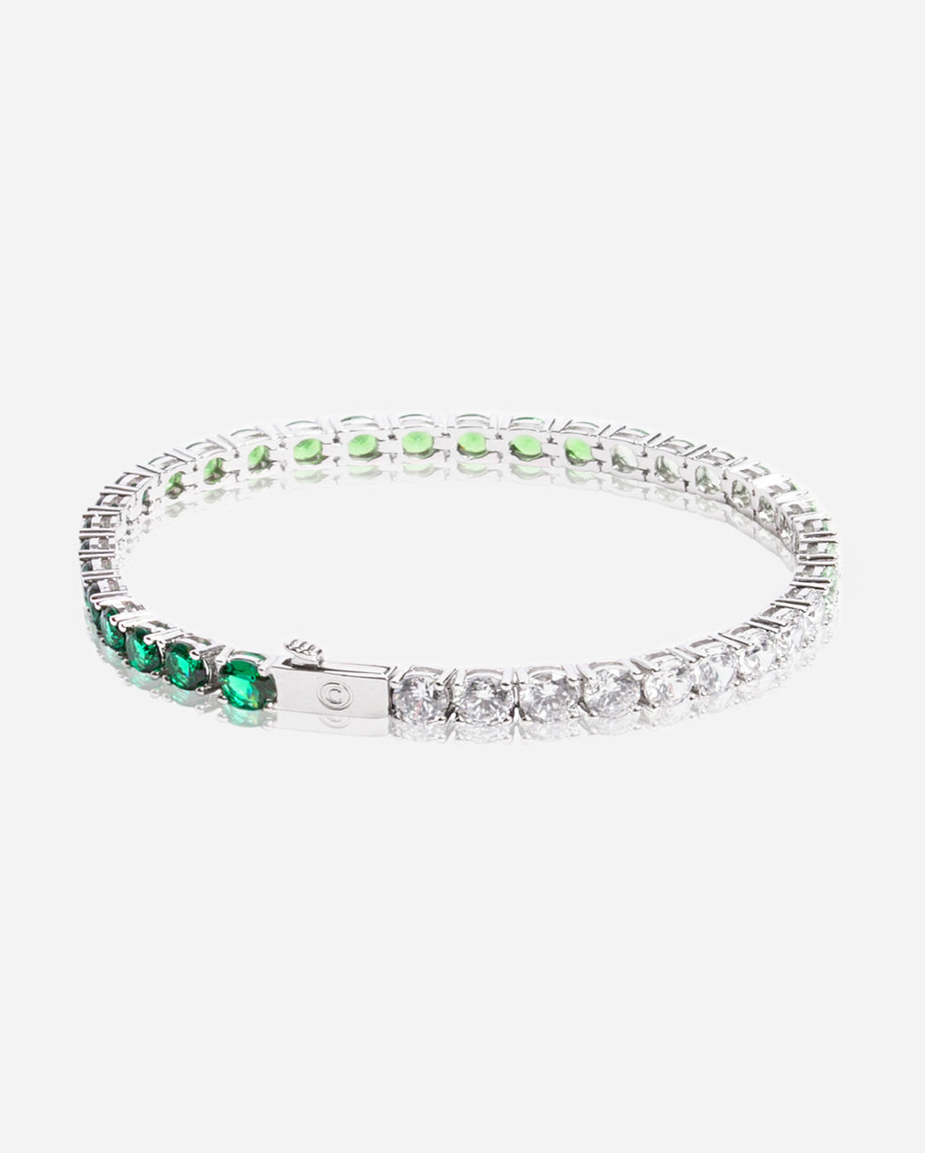 5mm Tennis Bracelet - Green Graduated – Cernucci