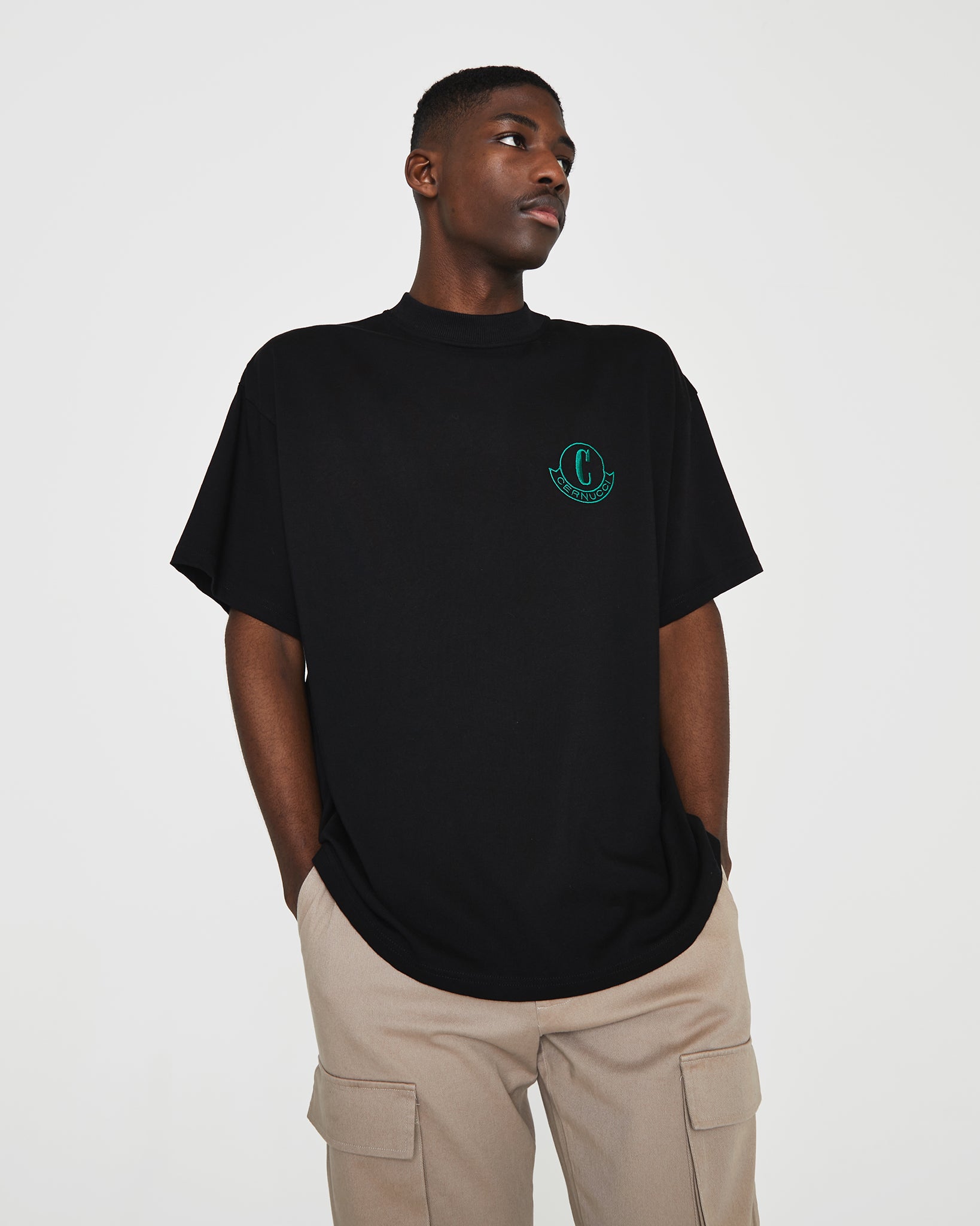 Cernucci Crest T-Shirt - Black