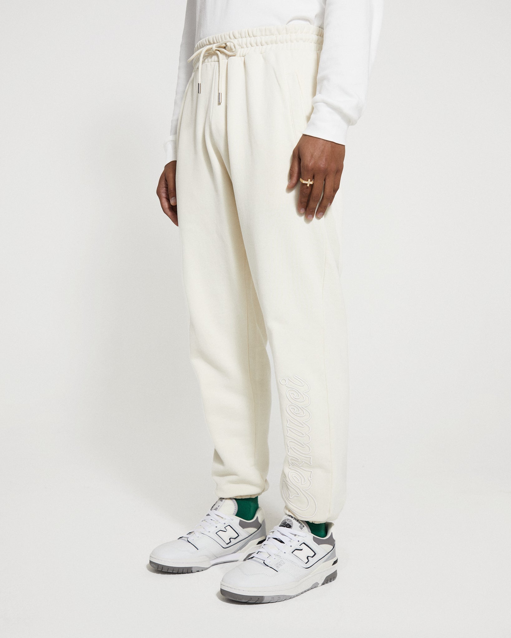 TEN C - COTTON FLEECE JOGGER PANTS - Eleonora Bonucci