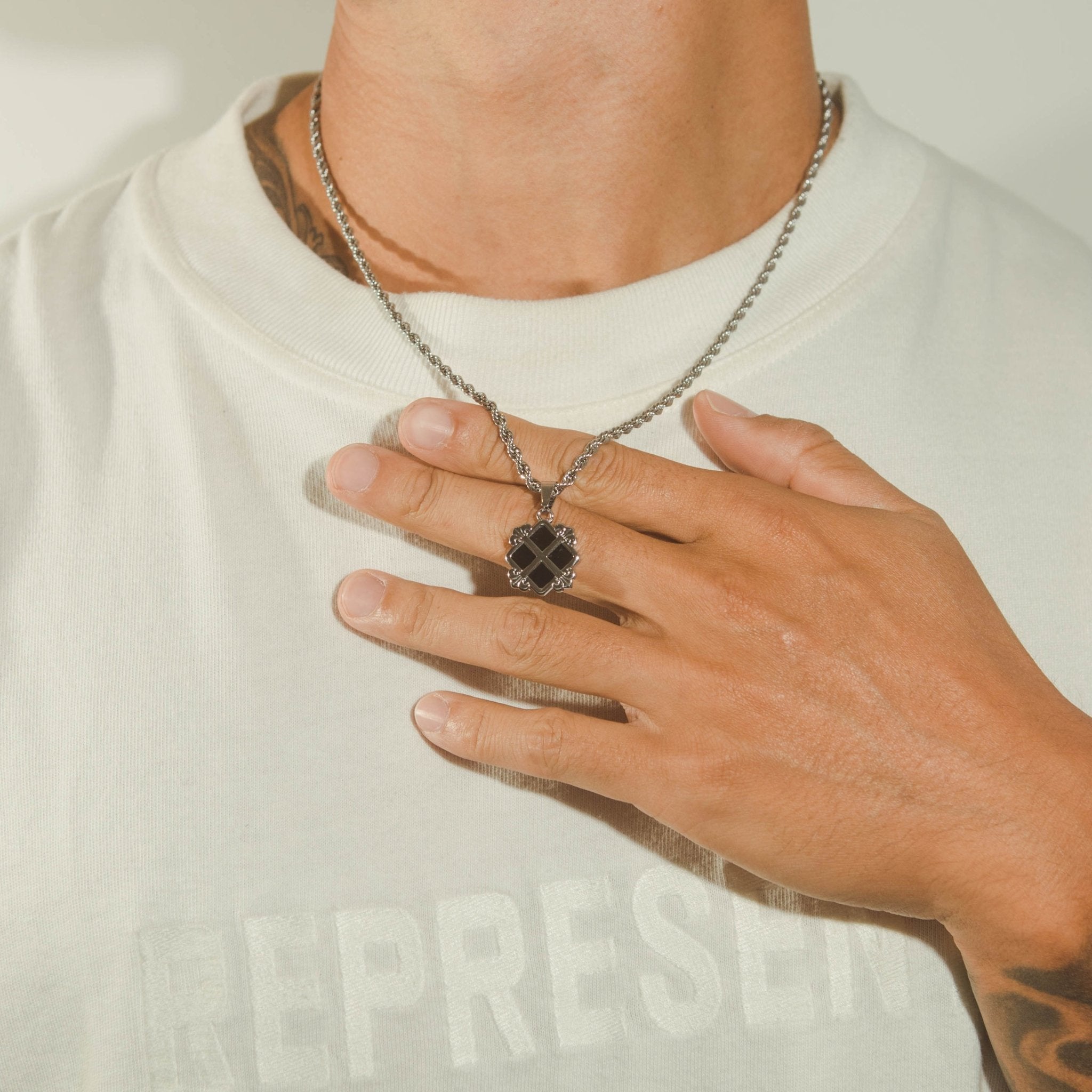 Black Royal Cross Pendant