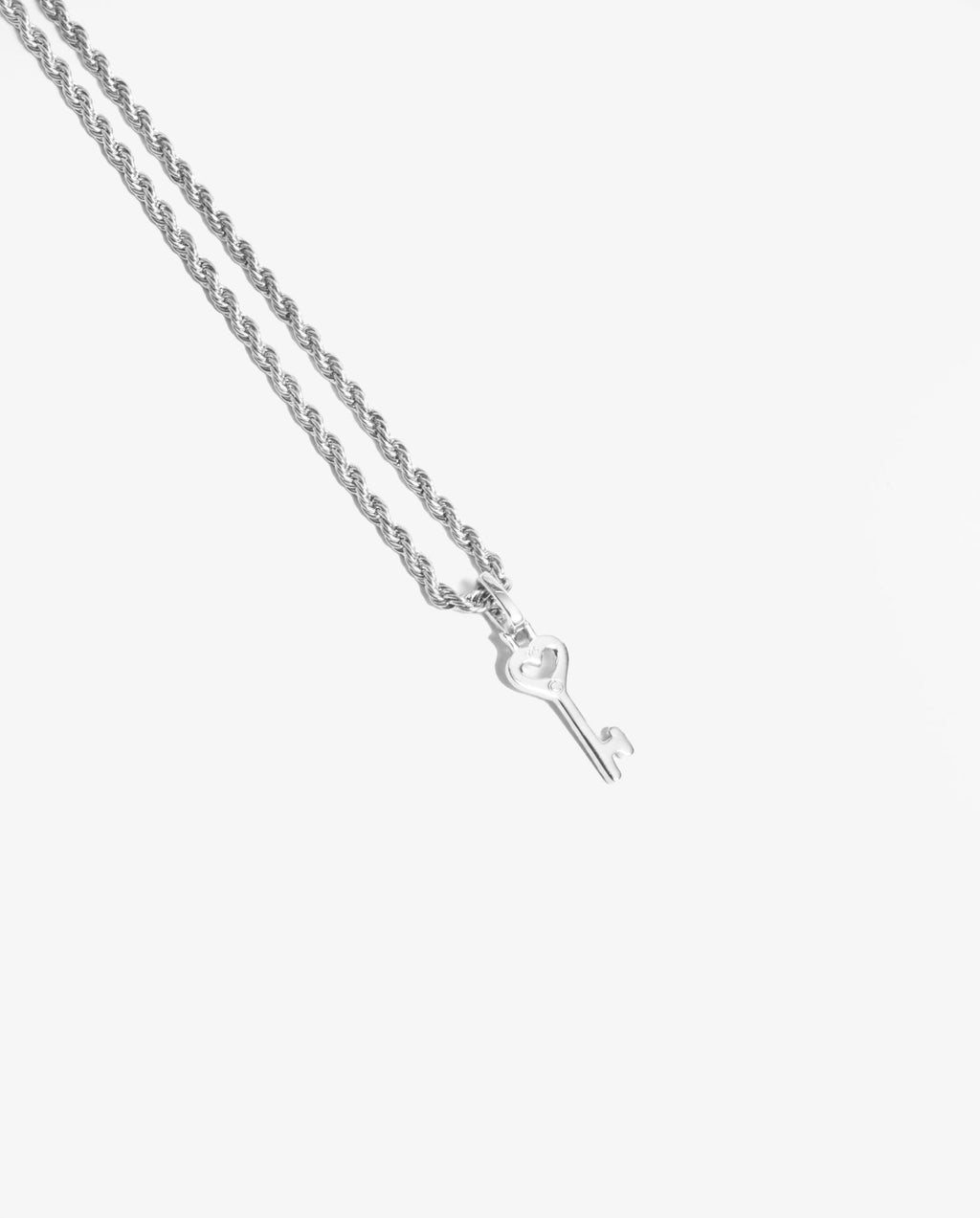 Zales Lock and Key Lariat Necklace in 10K Gold