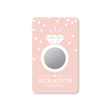 Rose Gold 25mm Round Scratch-off Stickers For Diy Game, Festival Promotion,  Interactive Prize Scratch Off Labels
