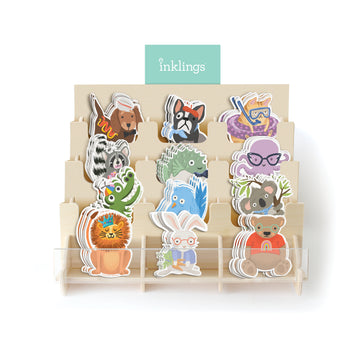 Vinyl Sticker Display 1 – Inklings Paperie