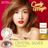 Candy Magic Monthly Crystal Series Silver - 小さい兎USAGICONTACTカラコン通販 | 日本美瞳 | Japanese Color Contact Lenses Shop