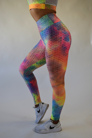 Tie dye leggings: Black and White - Maya of Glastonbury