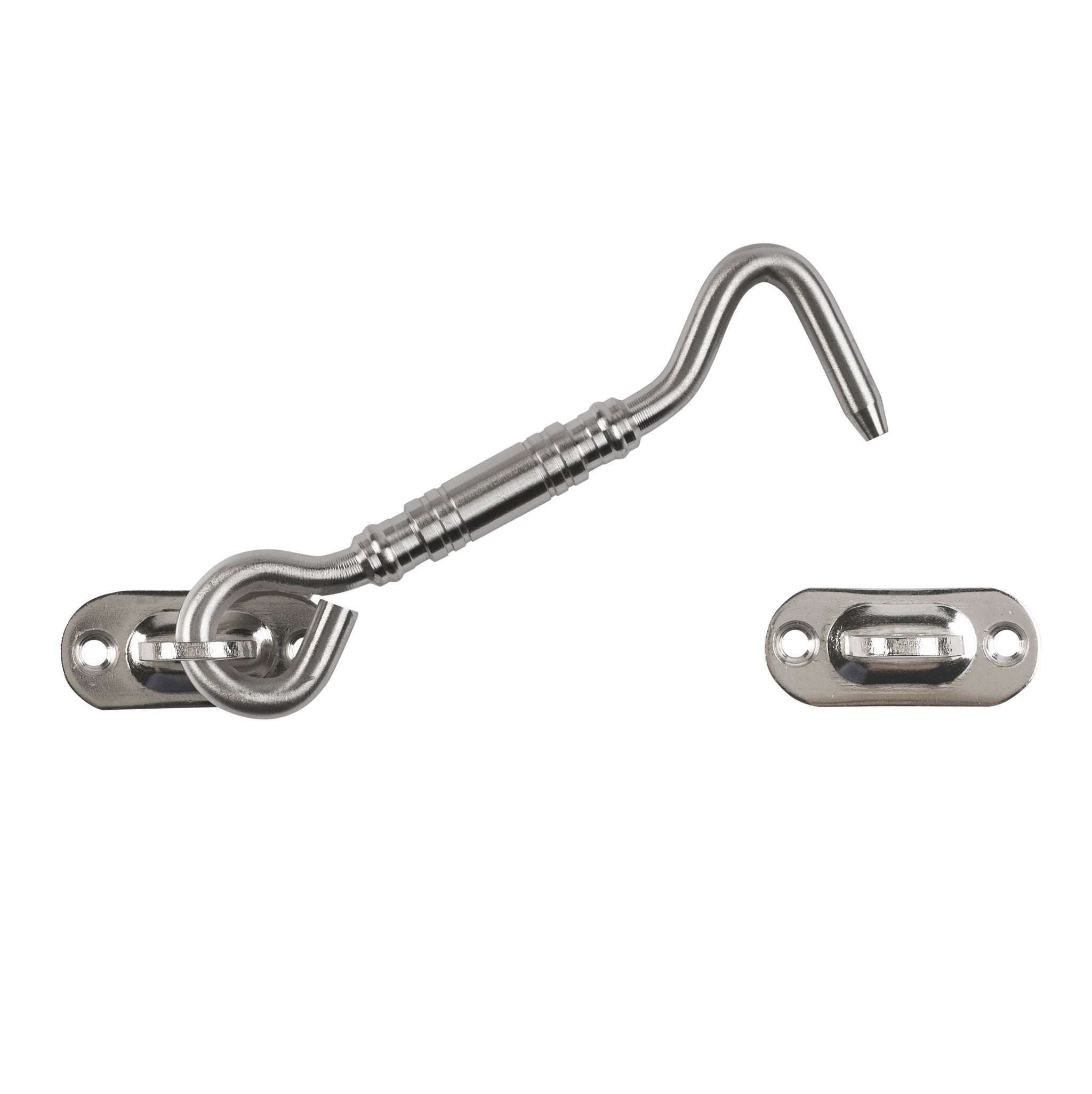 2 Pack Cabin Hook Door Latch, 3 Inch Stainless Steel Hook and Eye