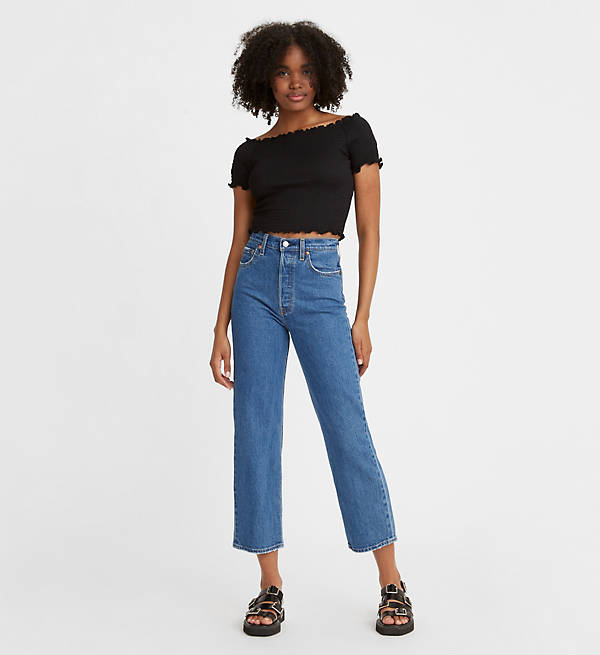 Levi's Women's Jeans Ribcage Straight Ankle-Medium Wash – Heritage Goods  and Supply