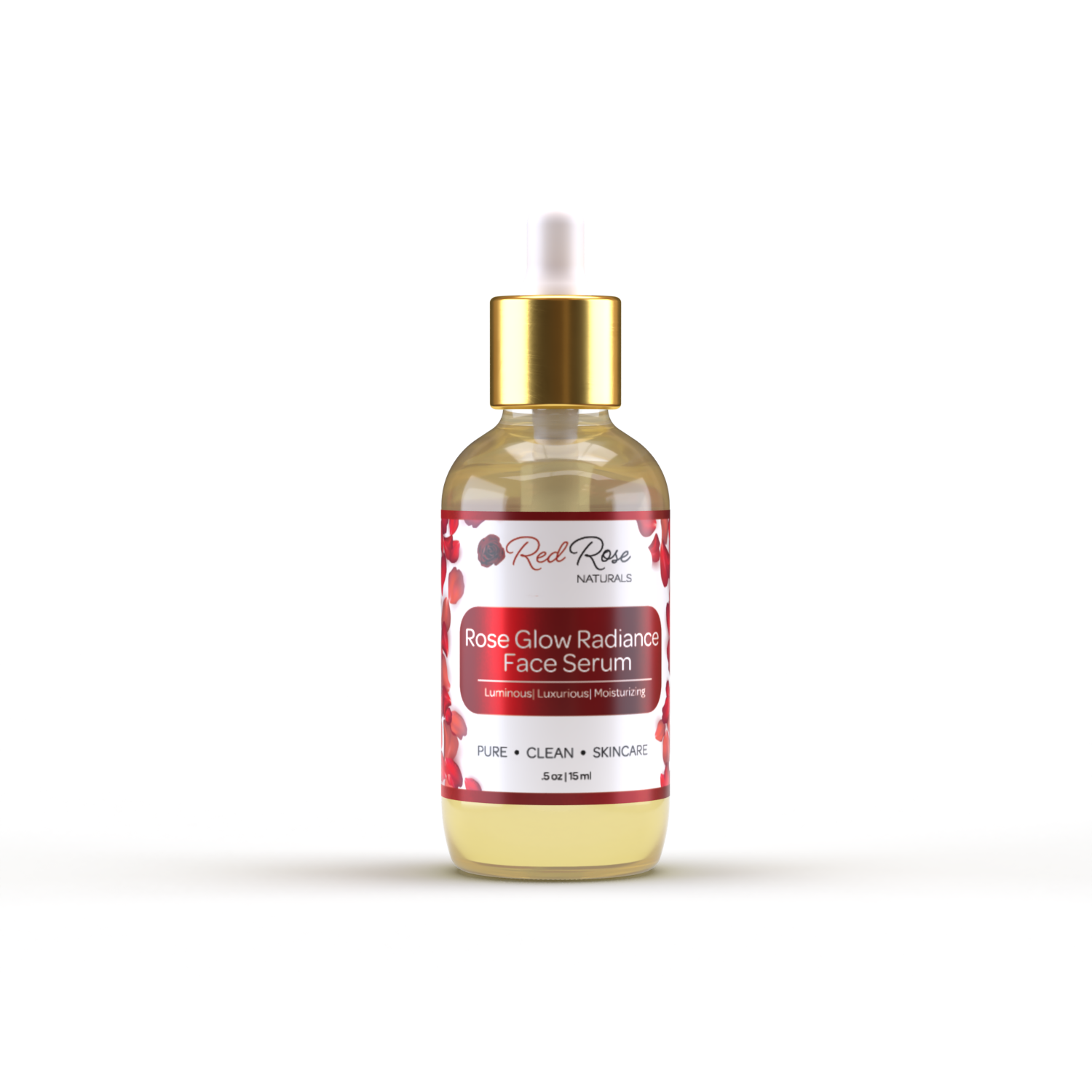 Rose Glow Radiance Face Serum - Red Rose Naturals product image