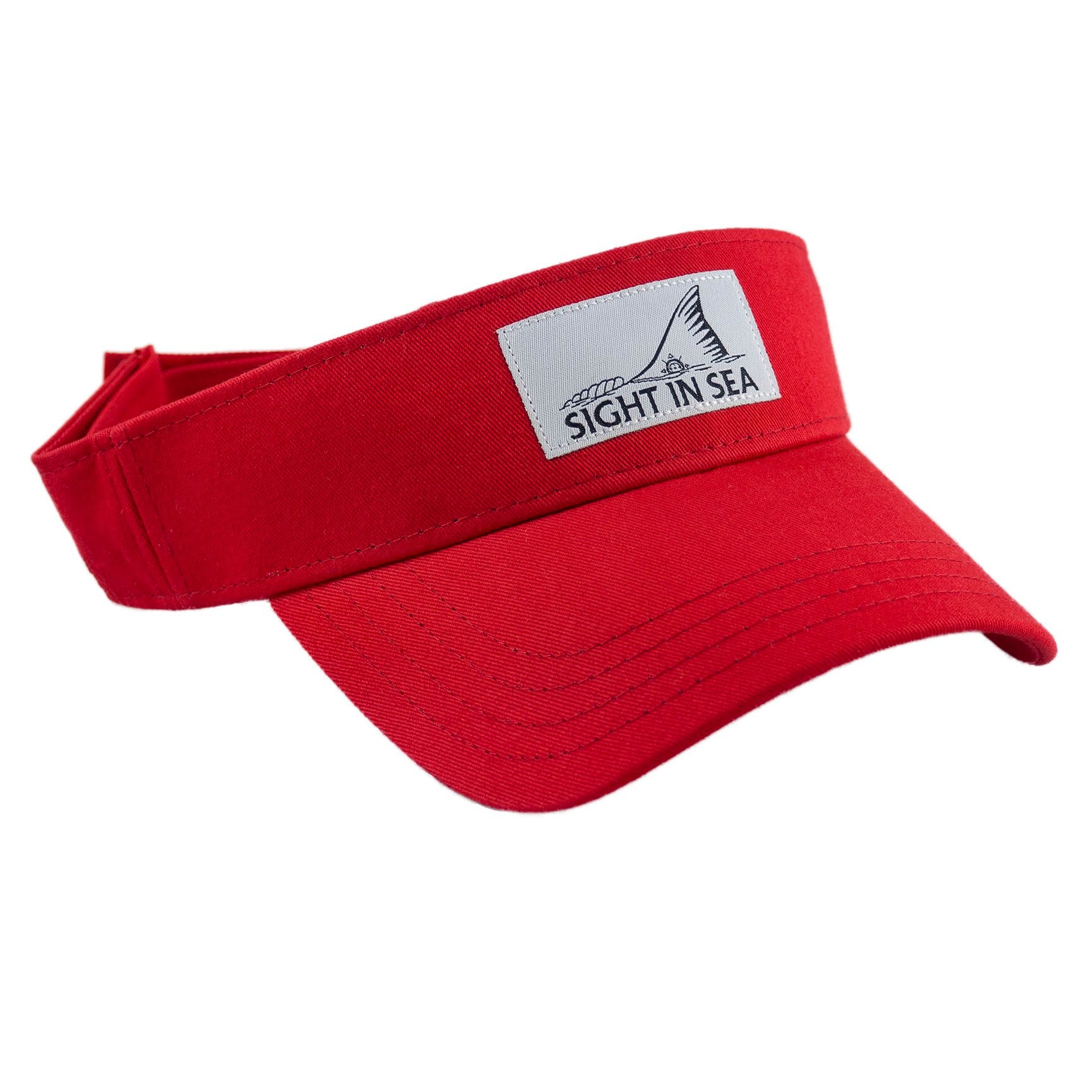 NEW! Redfish Scales Patch Hat - Crimson