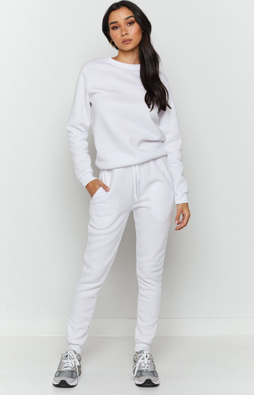 Sports Wear Crew White – Beginning Boutique NZ