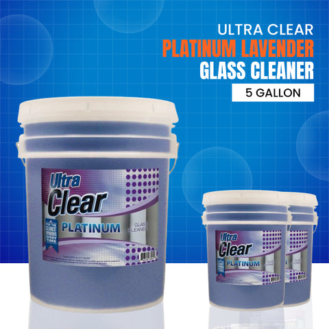 Ultra Clear Platinum Lavender Glass Cleaner - 5 Gallon