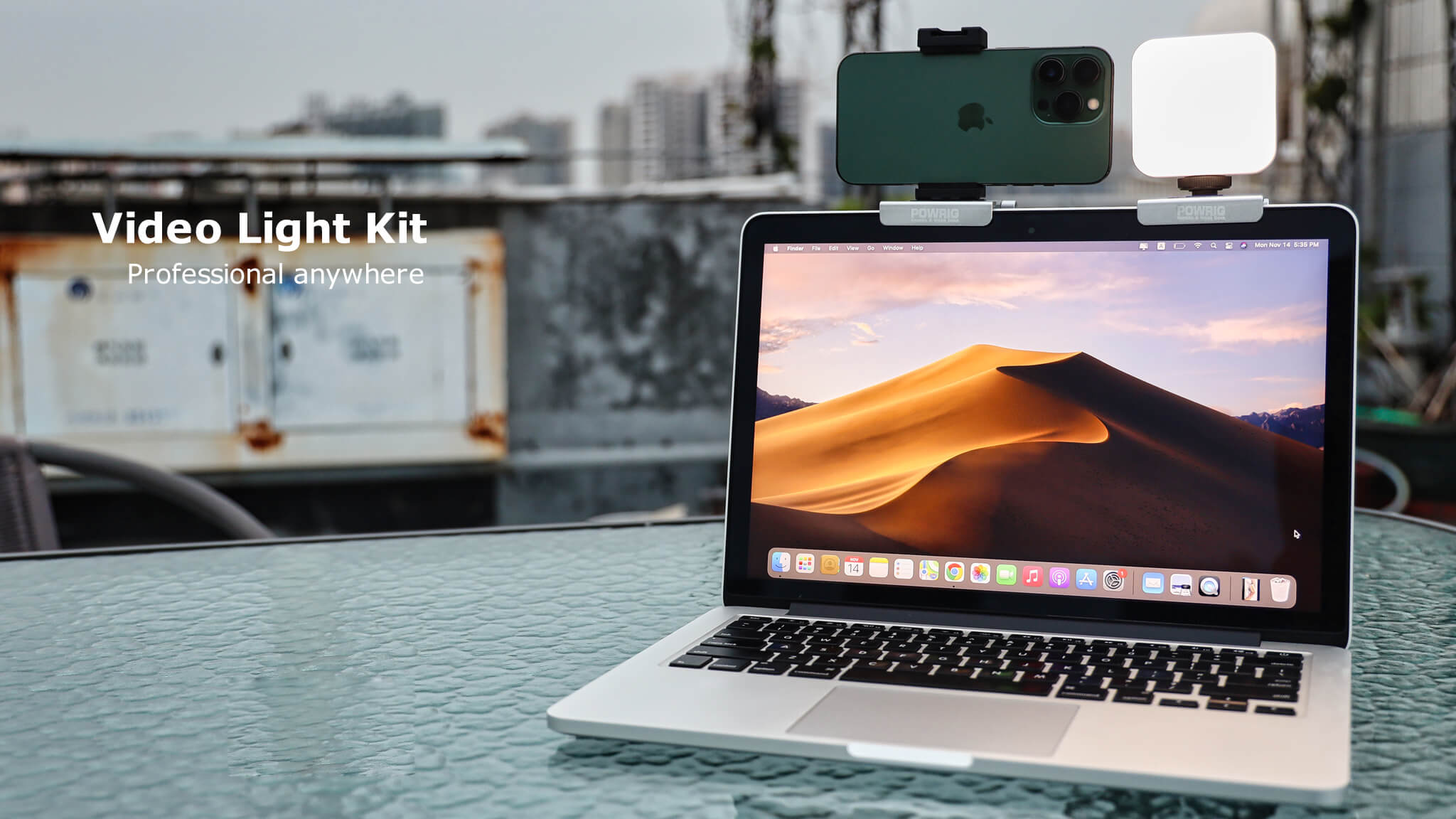 Continuity Camera iPhone Mount for macOS Ventura