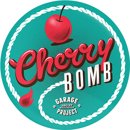 Cherry Bomb tap badge