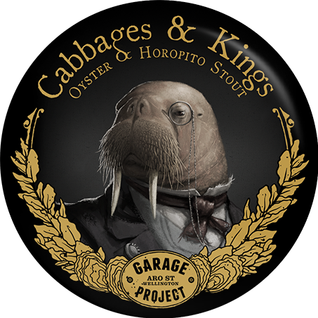 Cabbages & Kings tap badge